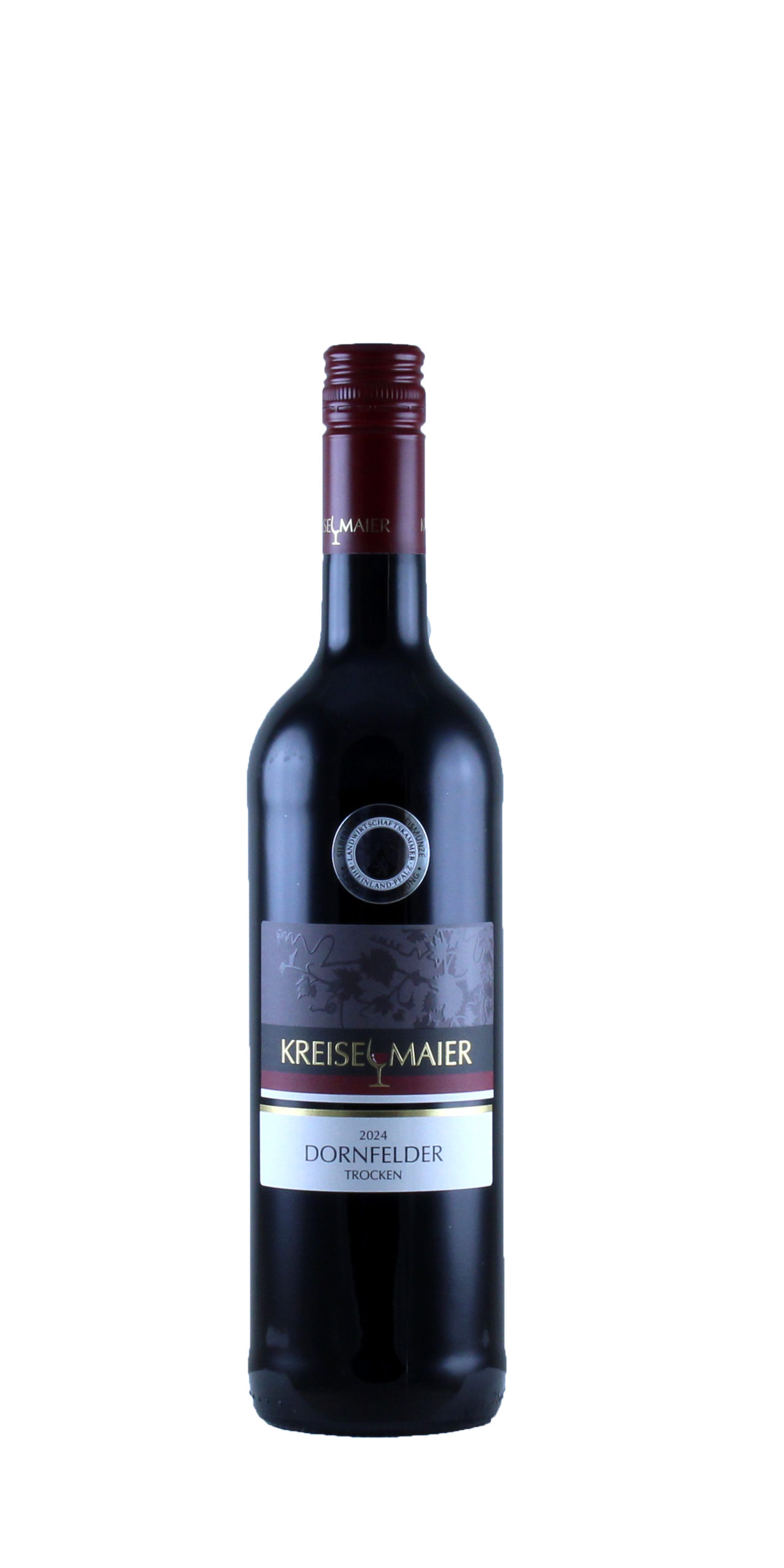 Produktbild von: <br>Nr. 1025<br>2024er Dornfelder Rotwein Qualitätswein  trocken 0,75l<br>